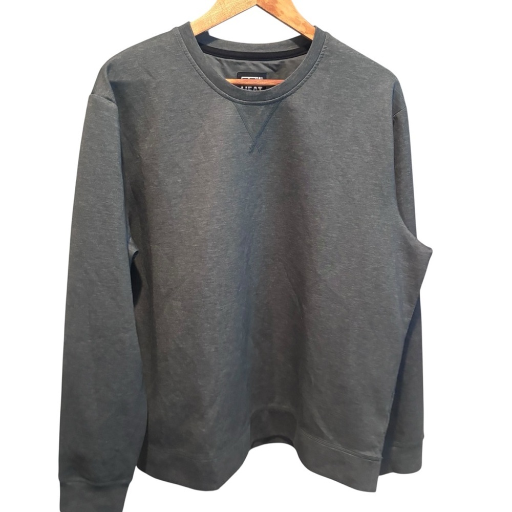 32 Degrees Men’s Green Crewneck Pullover Sweatshirt Size XL